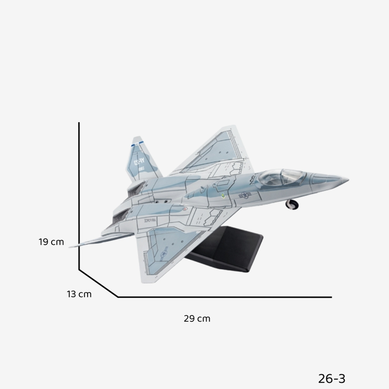 Xuja_26_3_ Mô Hình Máy Bay Tàng Hình Yf_23 Tỉ Lệ 1:72