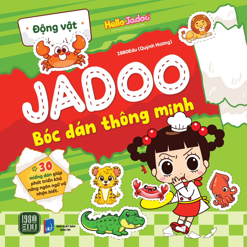 Jadoo Bóc Dán Thông Minh - Động Vật