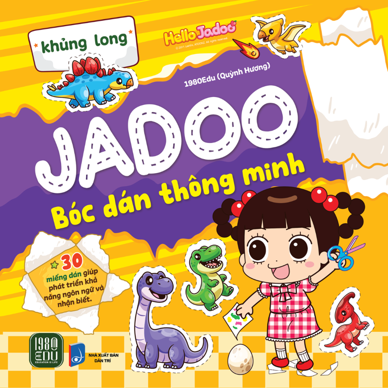 Jadoo Bóc Dán Thông Minh - Khủng Long