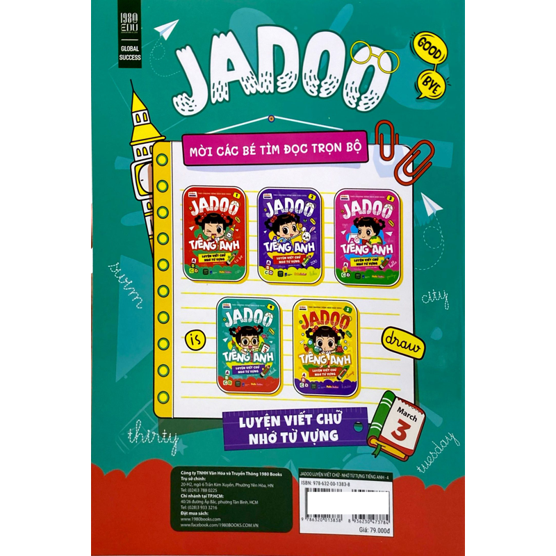 Jadoo Luyện Viết Chữ Nhớ Từ Vựng 04