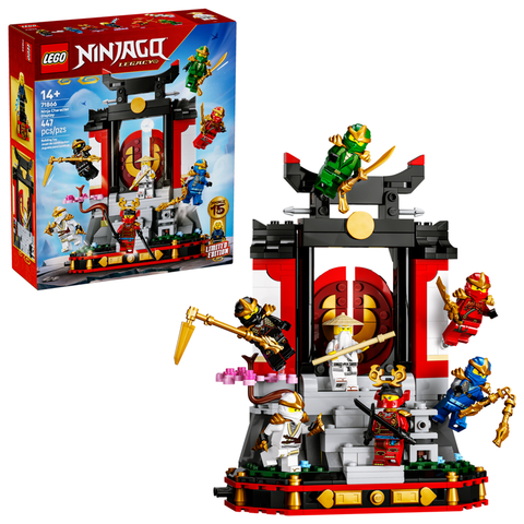 Lego Ninjago Ninja Character Display 15th Anniversary 71866 (Vta)