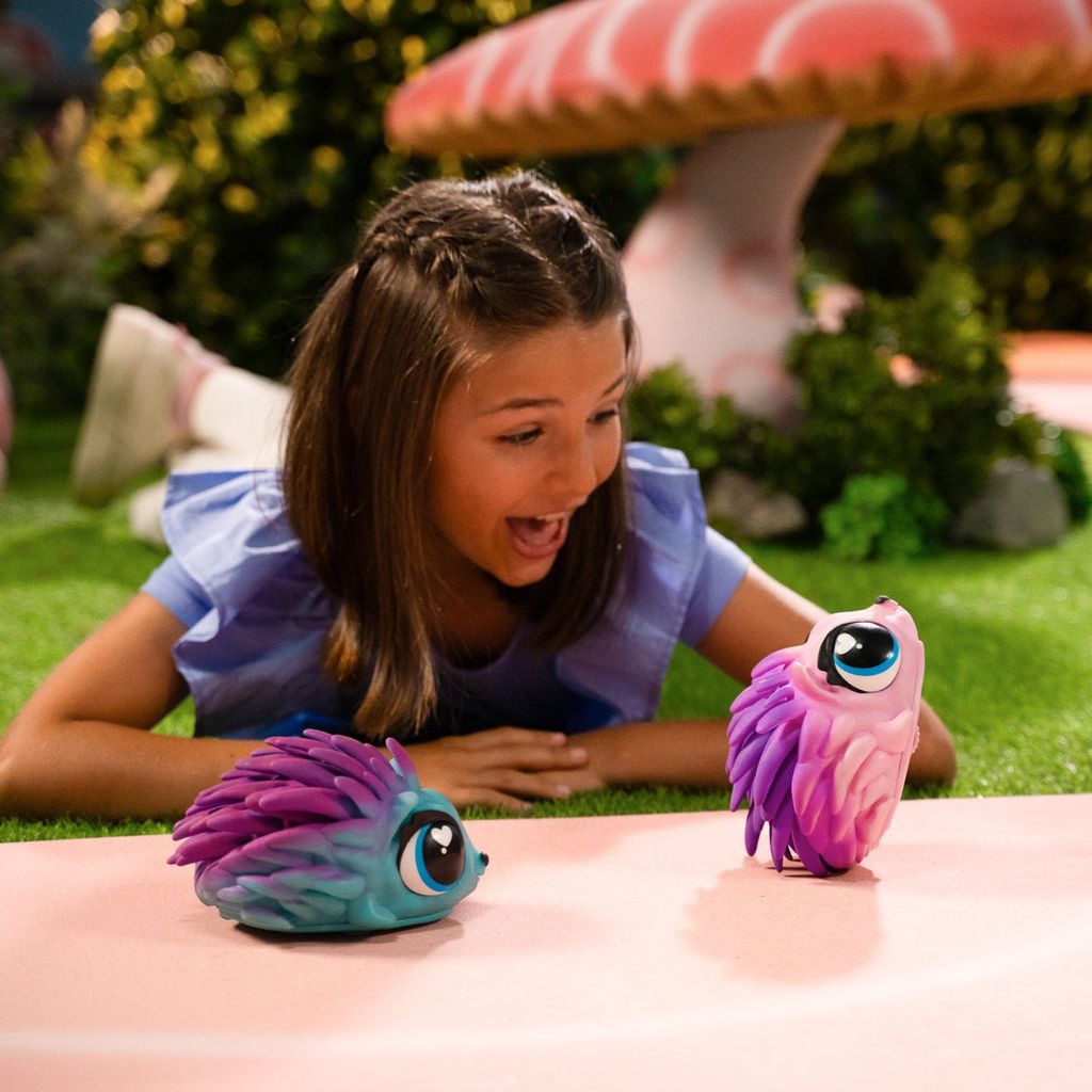 Jiggly Pets Thú Cưng Nhím Tím Lộn Nhào JP015-PI