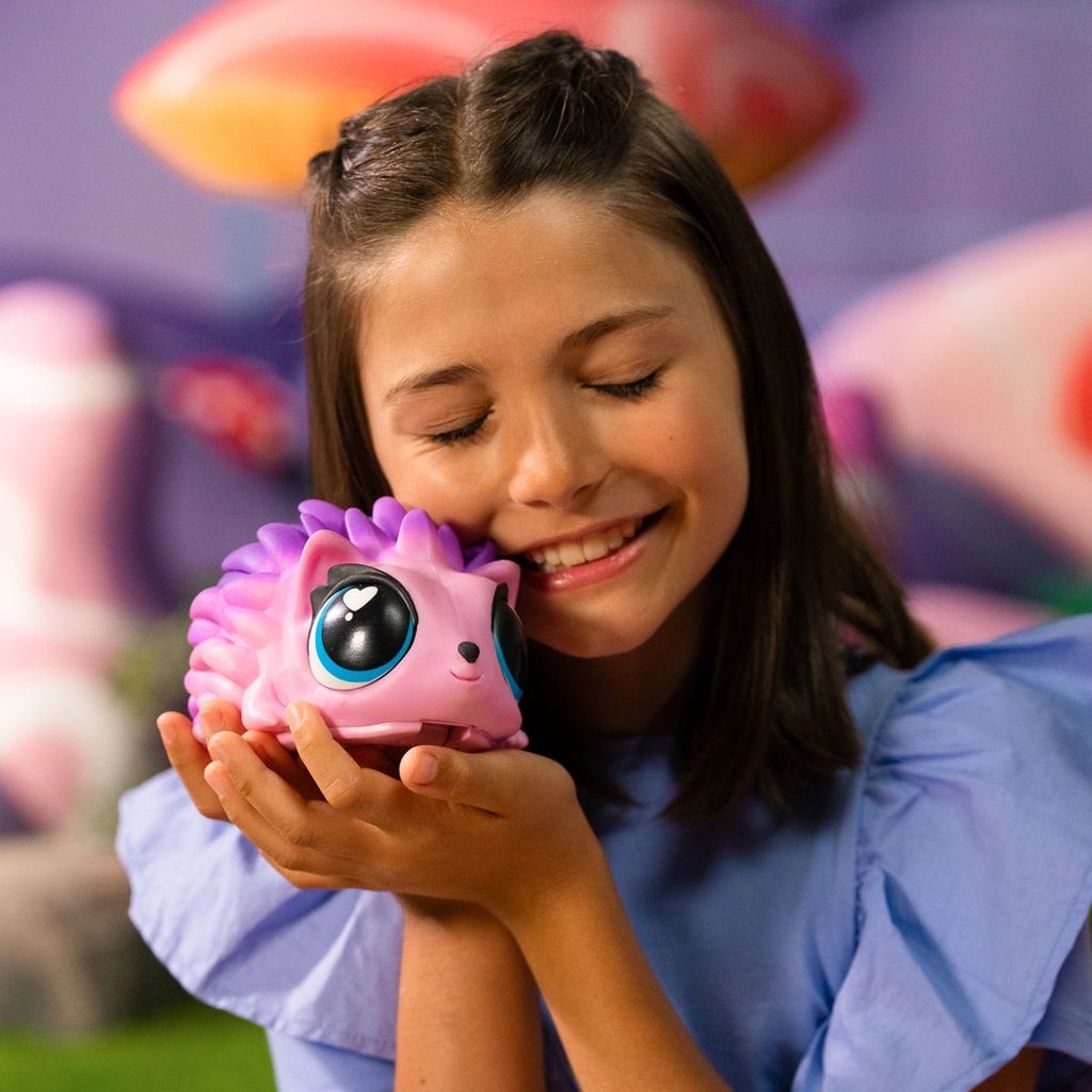 Jiggly Pets Thú Cưng Nhím Tím Lộn Nhào JP015-PI