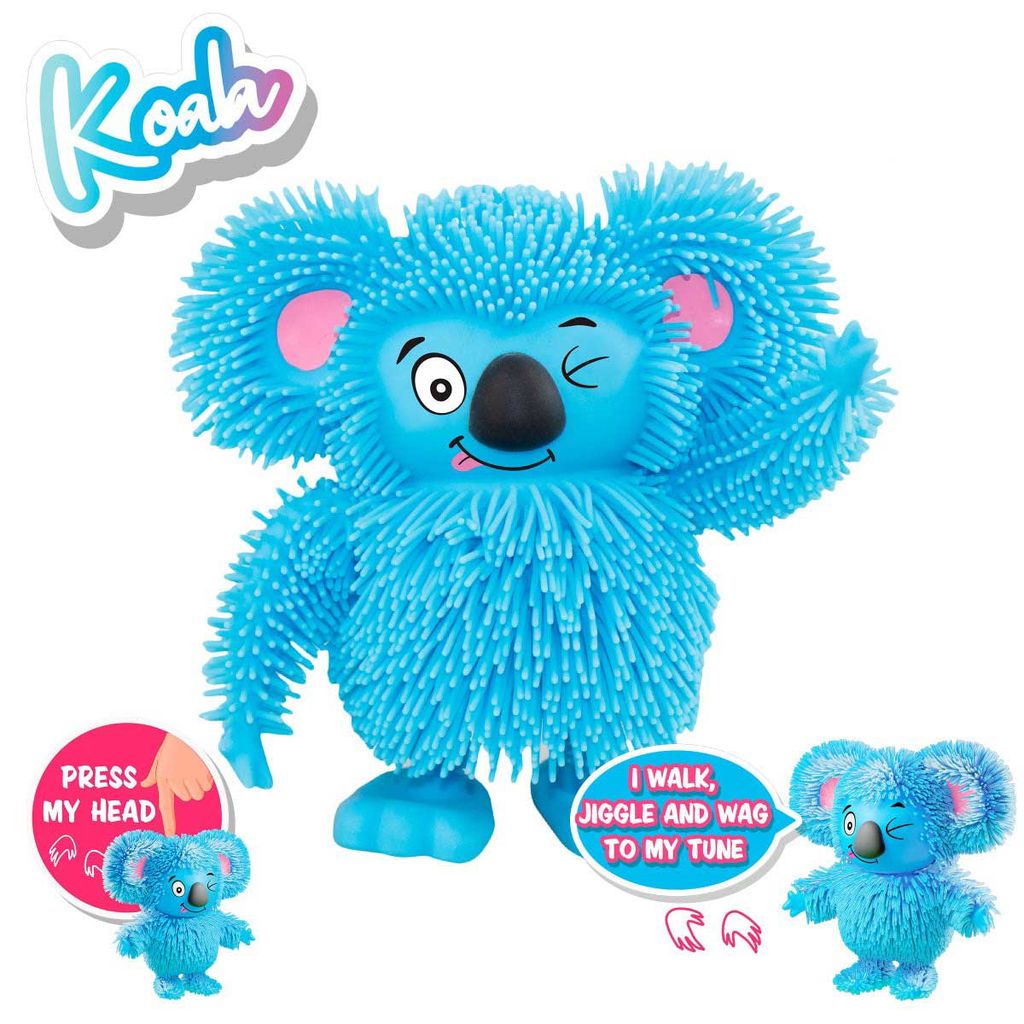 Jiggly Pets Thú Cưng Nhún Nhảy Koala Xanh Vui Vẻ JP007F-BL