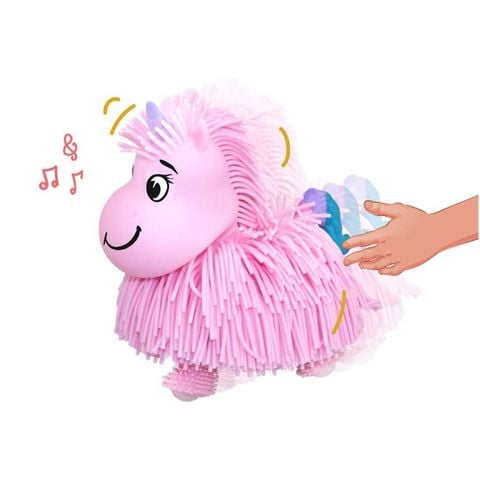 Jiggly Pets Thú Cưng Nhún Nhảy Kỳ Lân Hồng JP002F-PI