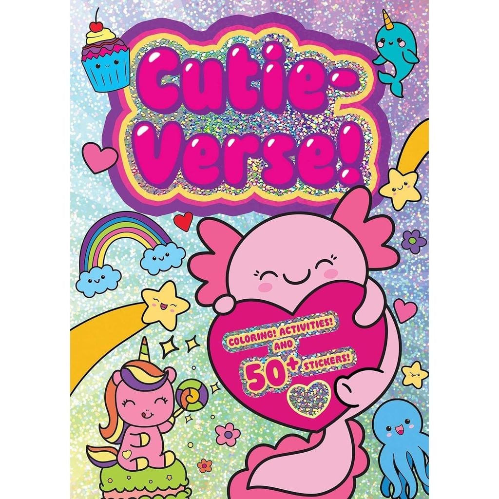 Jumbo Foil Coloring Book: Cutie-Verse