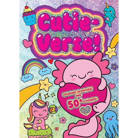 Jumbo Foil Coloring Book: Cutie-Verse