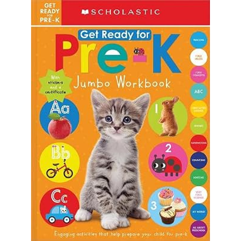 Jumbo Workbook: Get Ready for Pre-K