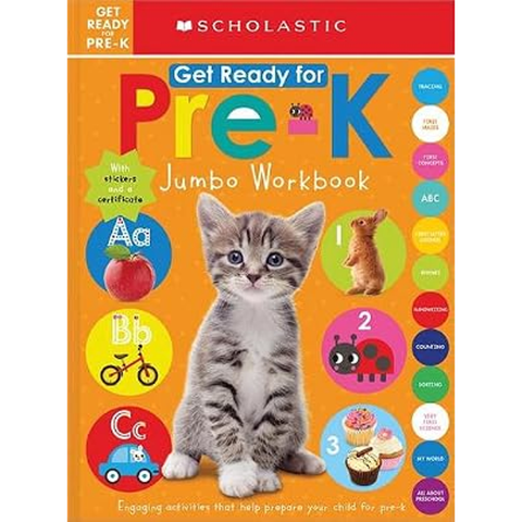 Jumbo Workbook: Get Ready for Pre-K