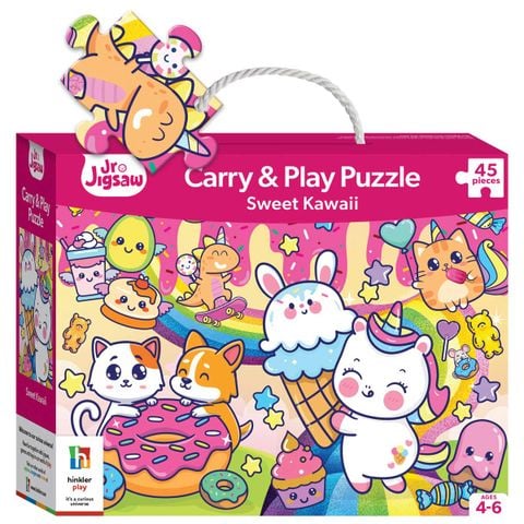 Junior Jigsaw Carry & Play Sweet Kawaii (45 pieces)