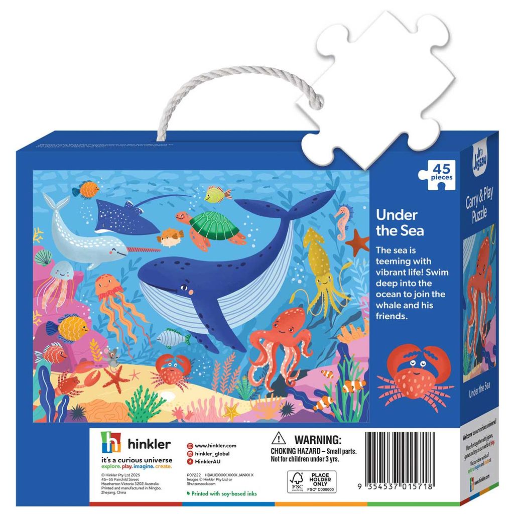 Junior Jigsaw Carry & Play Under the Sea (45 pieces)