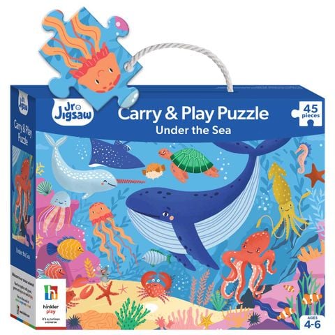 Junior Jigsaw Carry & Play Under the Sea (45 pieces)