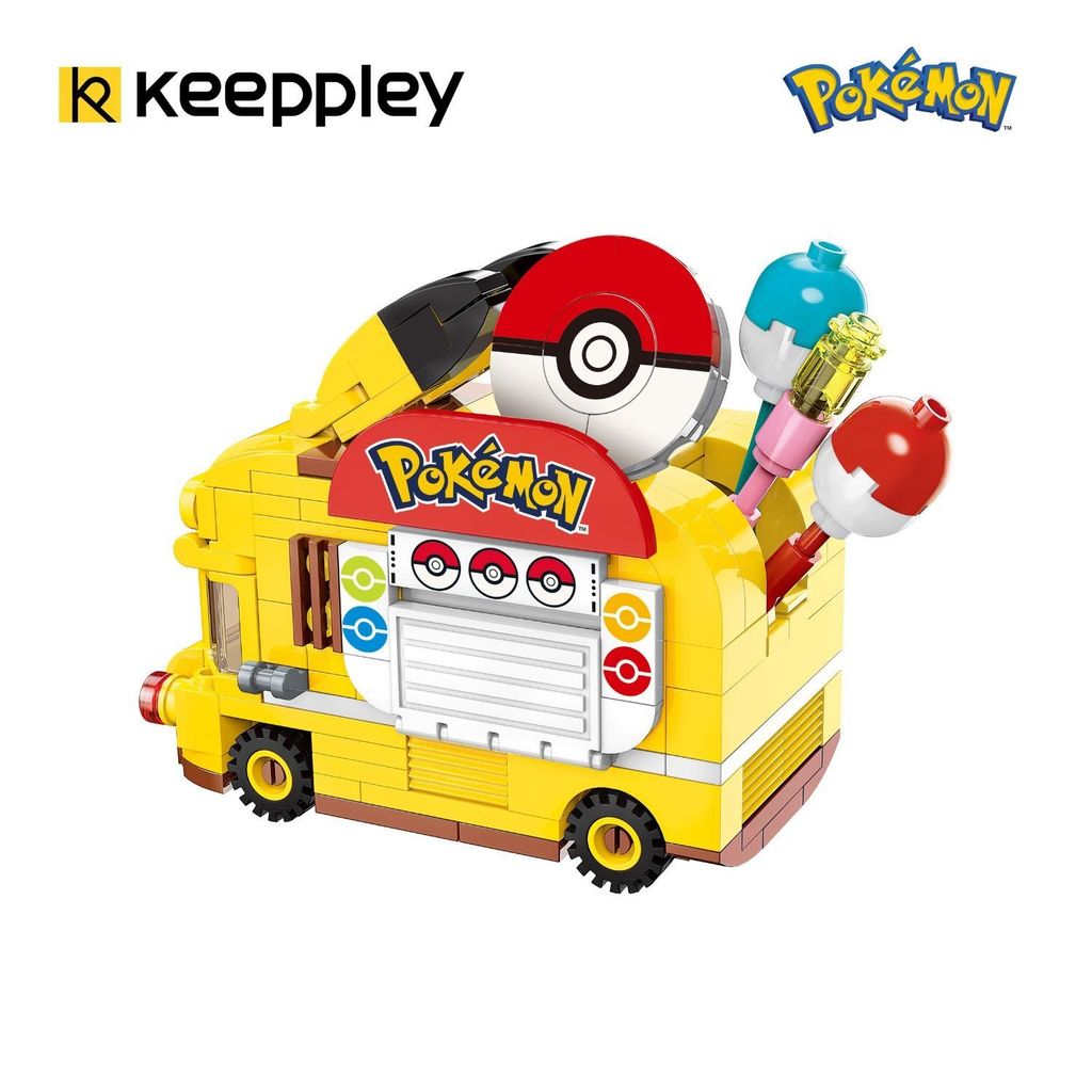 Keeppley Pokémon Lắp Ráp Xe Pokeball K20214 (Simba)