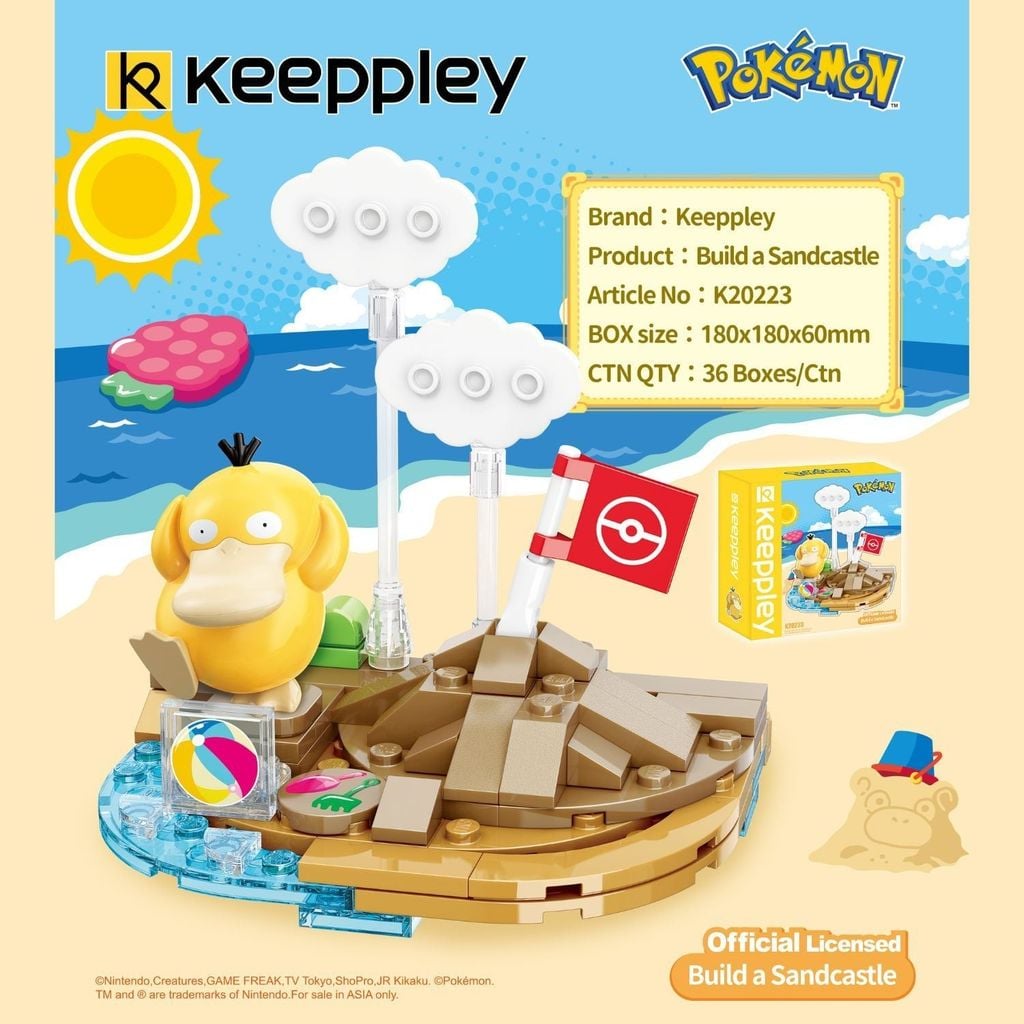 Keeppley Pokémon Build A Sandcastle K20223 (Simba)