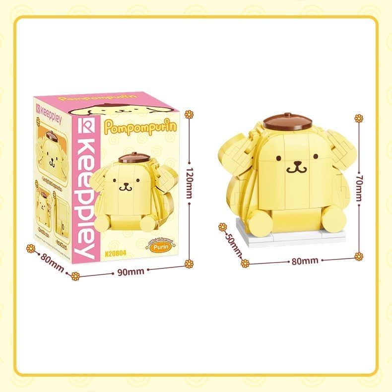 Keeppley Sanrio Lắp Ráp Pompompurin K20804 (Simba)