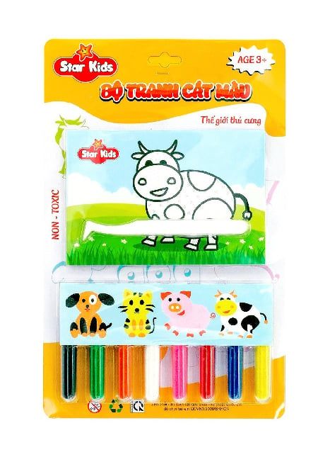 Bộ Tranh Cát Màu Thế Giới Bánh Ngọt