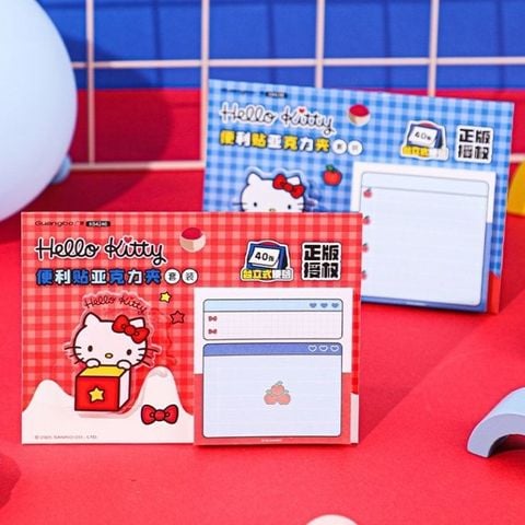 Hello Kitty - Giấy Note Kèm Kẹp Gubkt84246 Kt (18X/H)