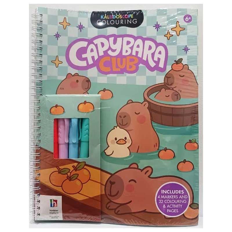 Kaleidoscope Colouring Kit Capybaras