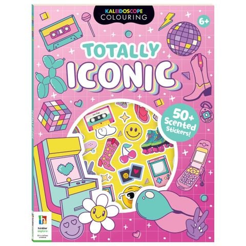 Kaleidoscope Colouring Scented Stickers Totally Iconic