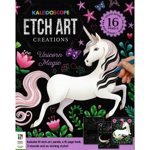 Kaleidoscope Etch Art Creations: Unicorn Magic