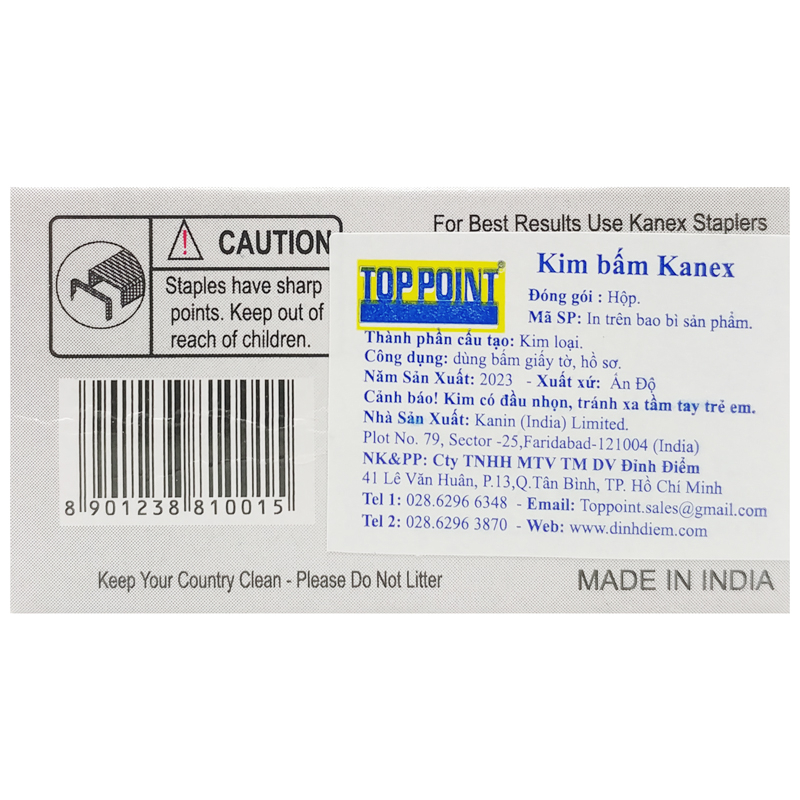 Kanex - Kim Bấm Số 10 No.10-1M