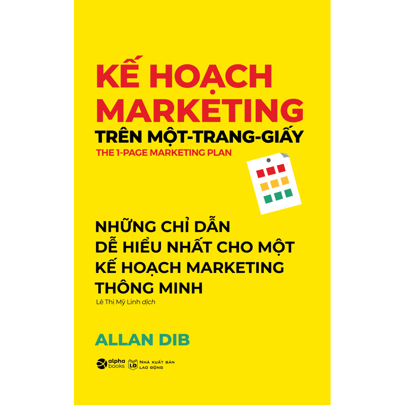 Kế Hoạch Marketing Trên Một Trang Giấy