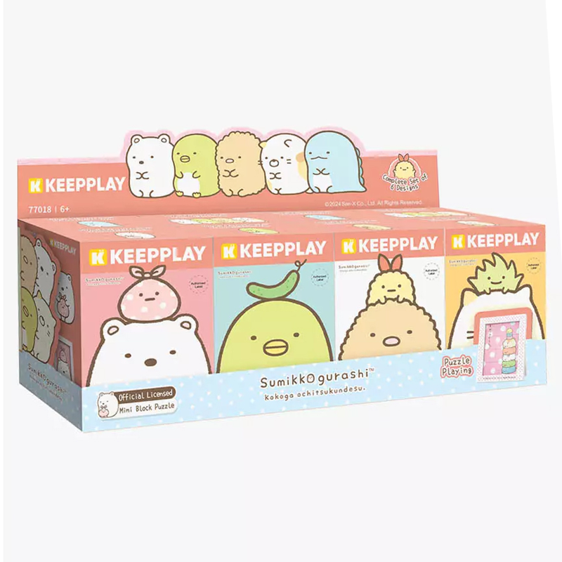 Keepplay Lắp Ráp Sumikko Mini Block Puzzle 77018 (Giao Mẫu Ngẫu Nhiên)