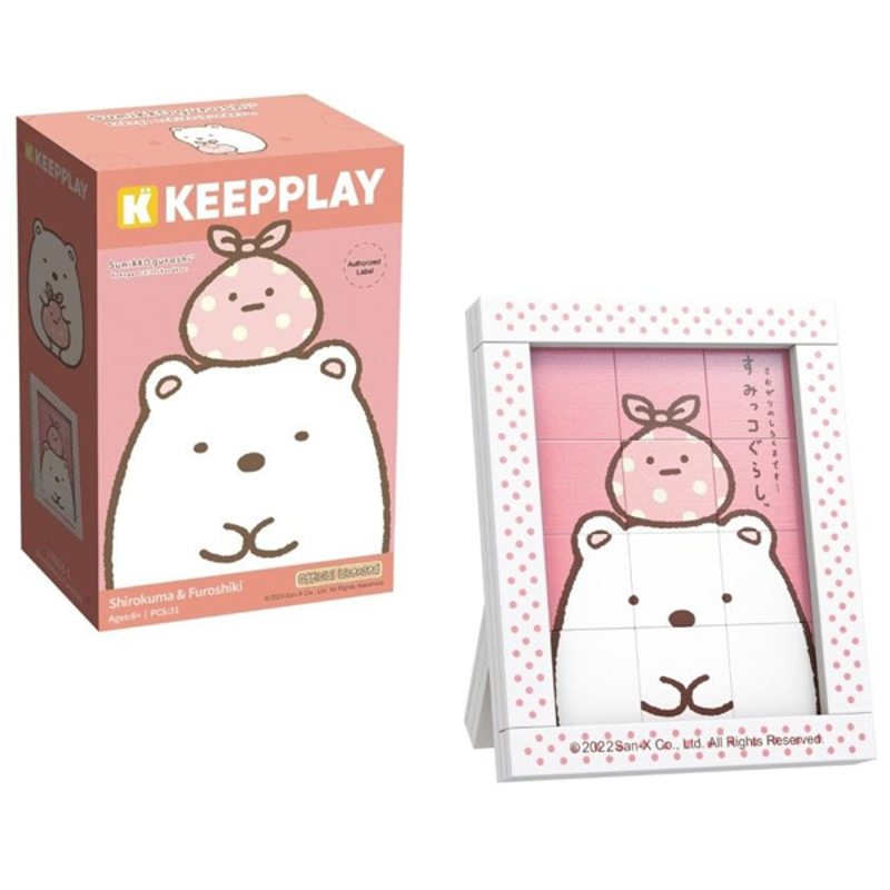 Keepplay Lắp Ráp Sumikko Mini Block Puzzle 77018 (Giao Mẫu Ngẫu Nhiên)