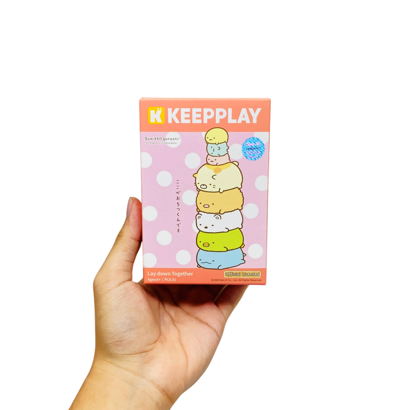 Keepplay Lắp Ráp Sumikko Mini Block Puzzle 77018 (Giao Mẫu Ngẫu Nhiên)