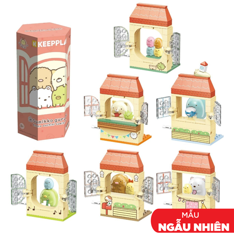 Keepplay Lắp Ráp Sumikko Relax Coffee Time 77012 (Giao Mẫu Ngẫu Nhiên)