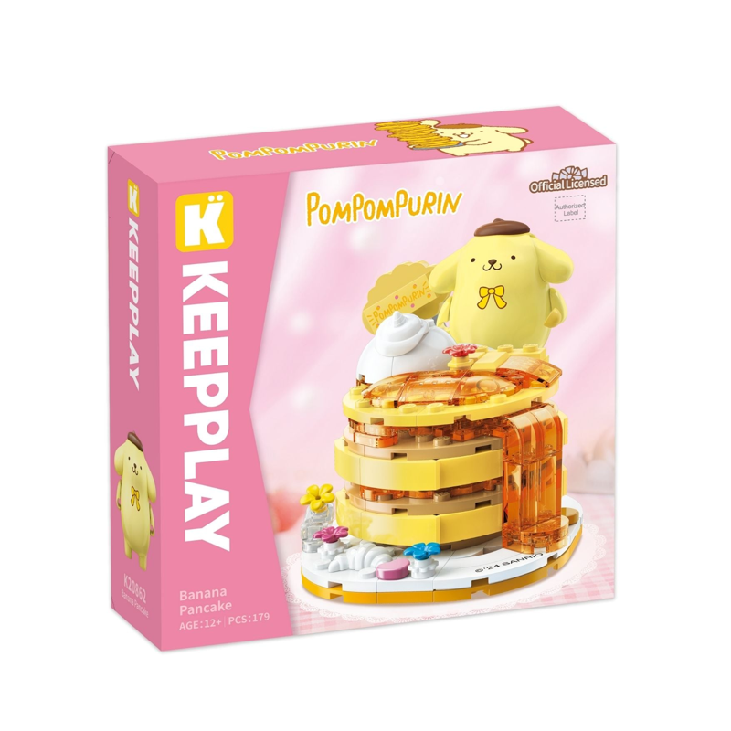 Đồ Chơi Lắp Ráp Keepplay Sanrio Pompompurin - Banana Pancake K20862
