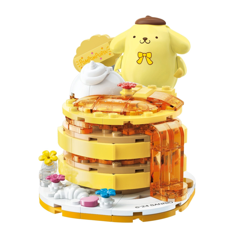 Đồ Chơi Lắp Ráp Keepplay Sanrio Pompompurin - Banana Pancake K20862