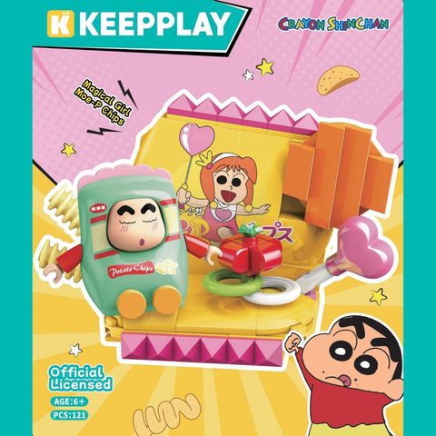 Đồ Chơi Lắp Ráp Keepplay Shinchan Magical girl moe-P chips K20625
