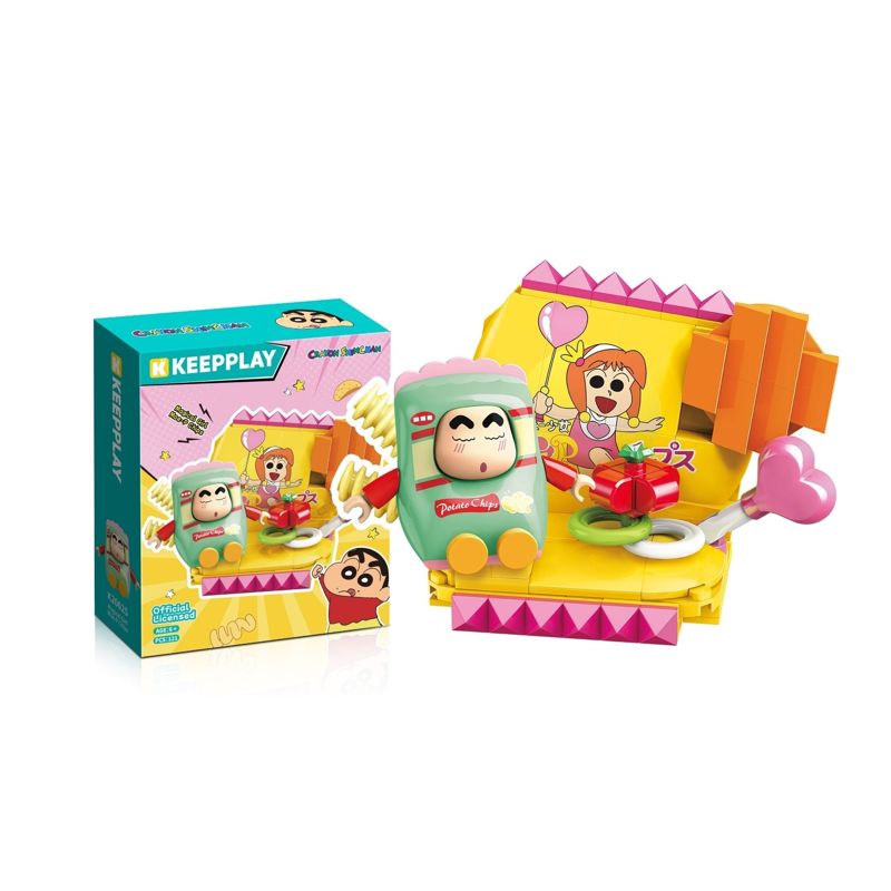 Đồ Chơi Lắp Ráp Keepplay Shinchan Magical girl moe-P chips K20625