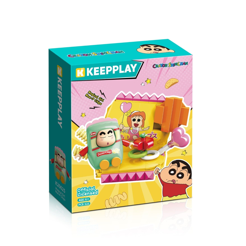 Đồ Chơi Lắp Ráp Keepplay Shinchan Magical girl moe-P chips K20625