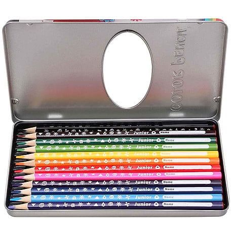 Chì 12 màu hộp thiếc Keyroad Kr971450