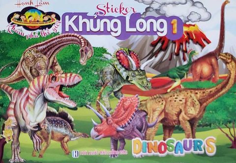 Khám Phá Thế Giới - Sticker Khủng Long 1