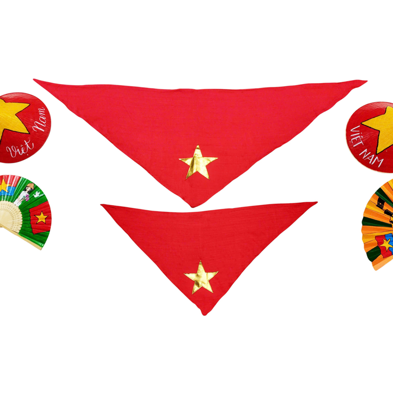 Khăn Choàng Vải Cờ Vn - 35x100cm