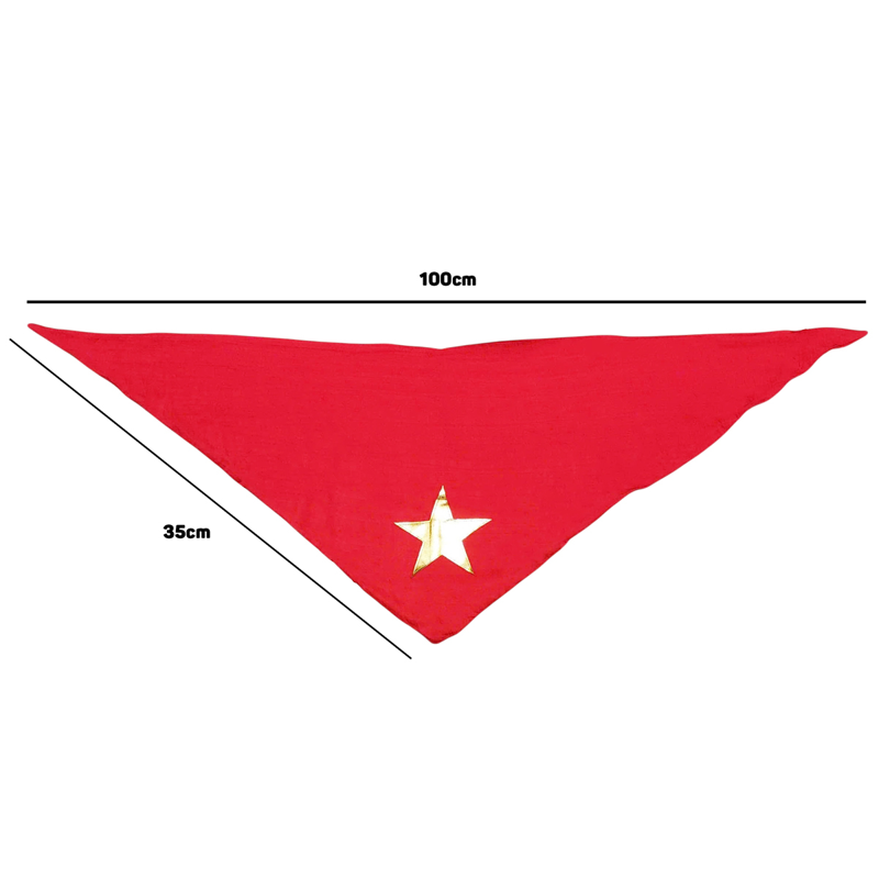 Khăn Choàng Vải Cờ Vn - 35x100cm