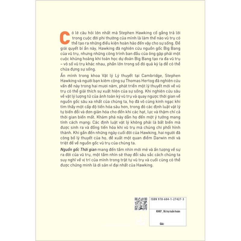 Khoa Học Khám Phá - Nguồn Gốc Thời Gian - Lý Thuyết Cuối Cùng Của Stephen Hawking