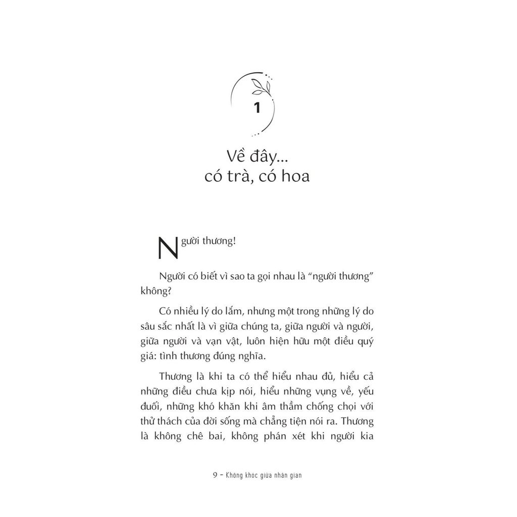 Thích Đồng Tâm - Không Khóc Giữa Nhân Gian
