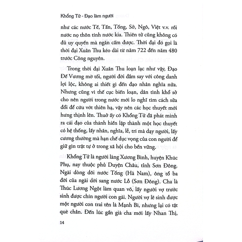 Khổng Tử Đạo Làm Người