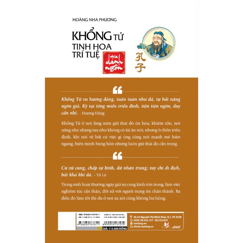 Khổng Tử-Tinh Hoa Trí Tuệ Qua Danh Ngôn-Tb