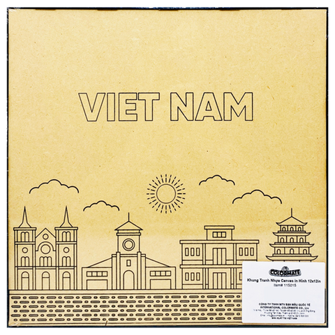 Colormate - Khung Tranh Nhựa Canvas In Hình 12x12 Inch 115015