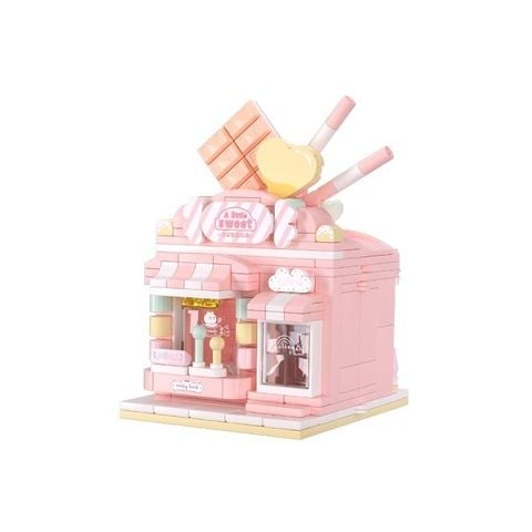 Wekki Đồ Chơi Lắp Ráp Tiệm Bánh Kẹo Nhỏ Wk516607 60018158