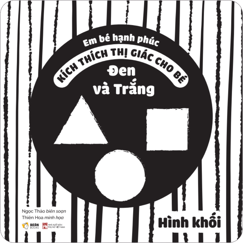 Kích Thích Thị Giác Cho Bé - Đen Và Trắng Hình Khối