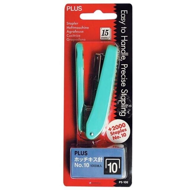 Plus - Bấm Ps-10E + 2 Hộp Kim