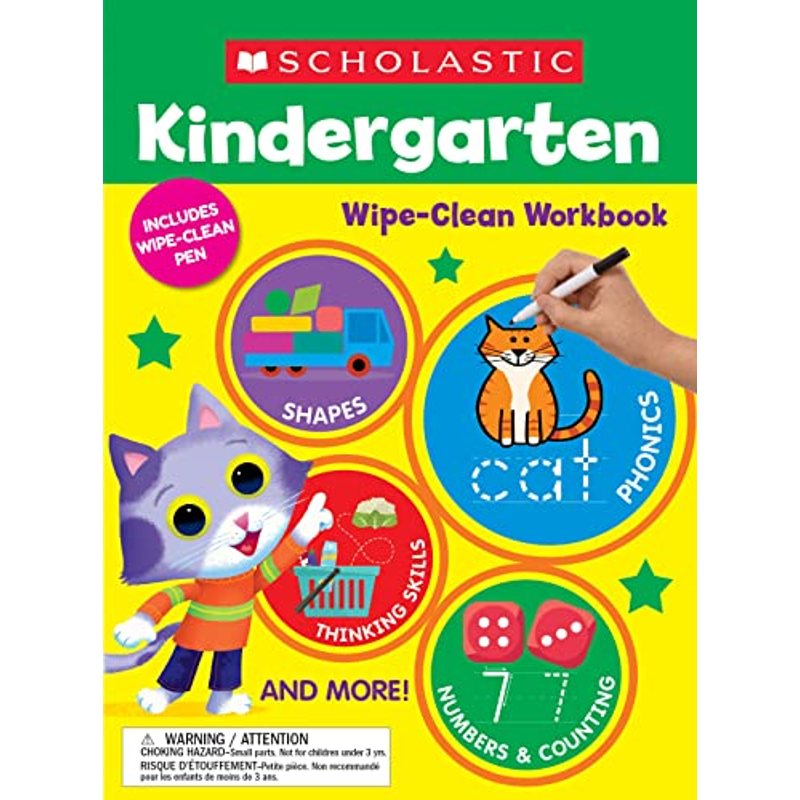 Kindergarten Wipe-Clean Workbook
