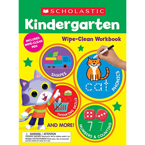 Kindergarten Wipe-Clean Workbook