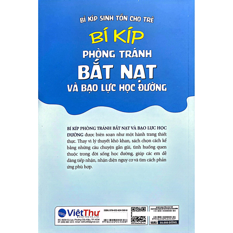 Bí Kíp Sinh Tồn Cho Trẻ - Bí Kíp Phòng Tránh Bắt Nạt Và Bạo Lực Học Đường
